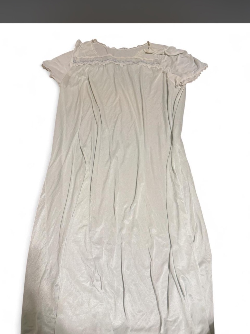 Women’s Lace-Trim Nightgown - Cream